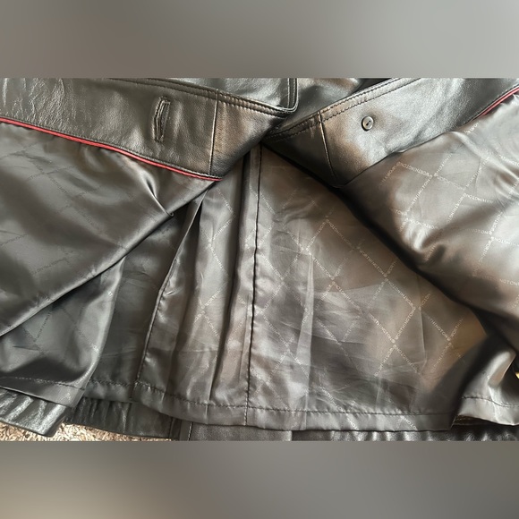 Worthington Lambskin leather jacket, size L, black - Picture 7 of 12